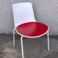 silla-lottus-blanca-rojo-roja-segunda-mano-barcelona