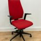 silla-roja-oficina-segunda-mano-regulable-teletrabajo